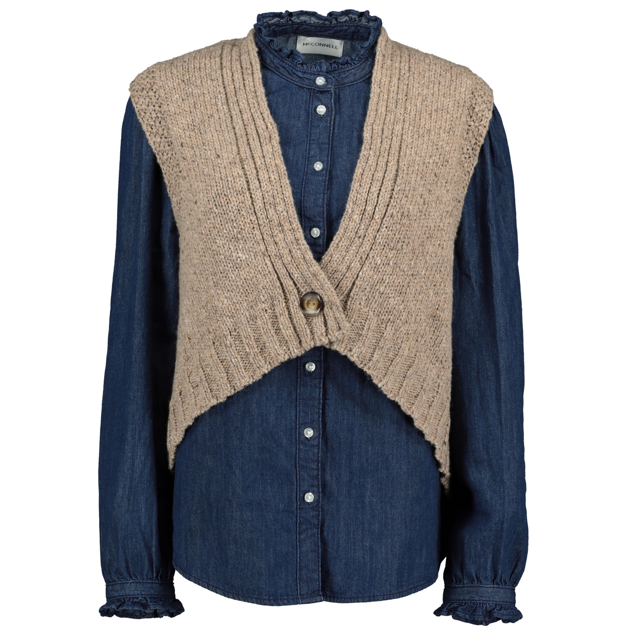 M24 Oatmeal waistcoat_Front_McConnellJPGsq