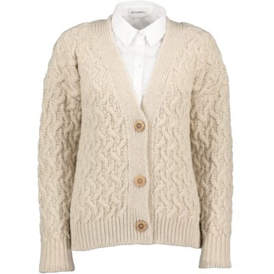 V‑Neck Aran Cardigan