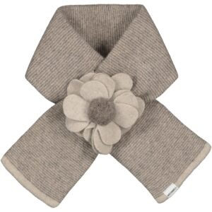 Mini Stripe Pom‑pom Floral Collar
