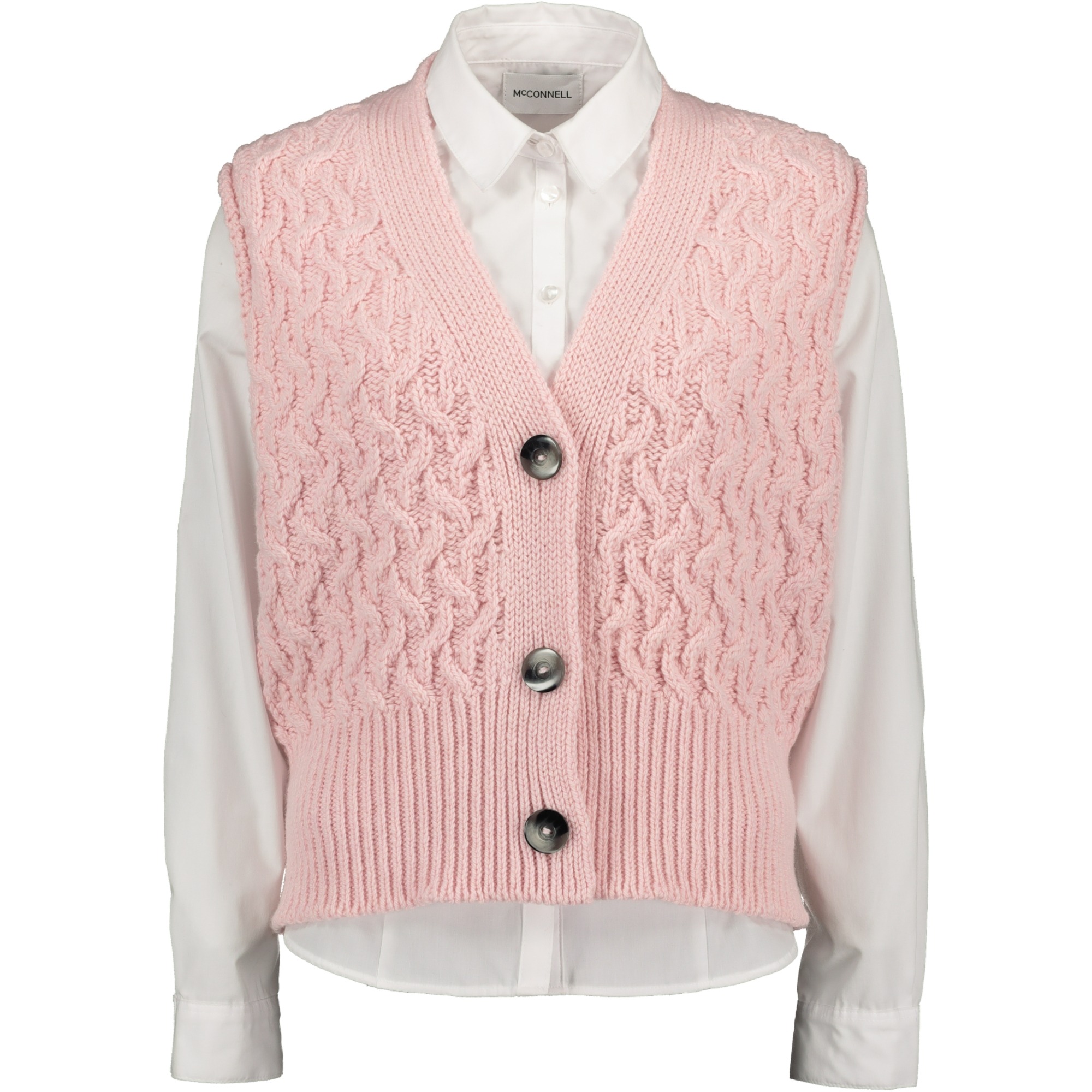 cashmere waistcoat pink_Front_McConnellJPGsq